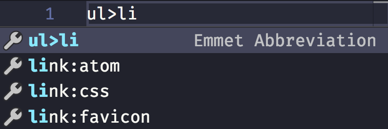 Emmet in VS Code