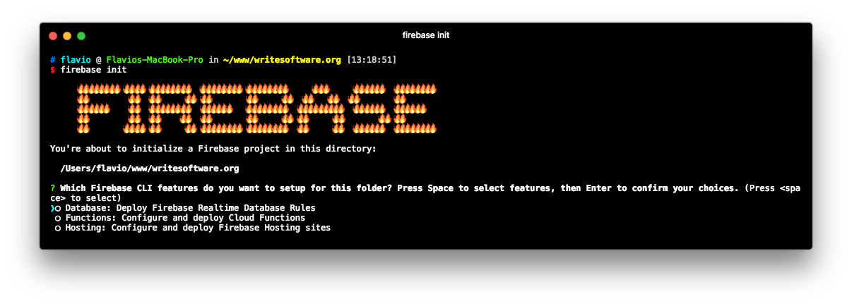 Firebase initialized