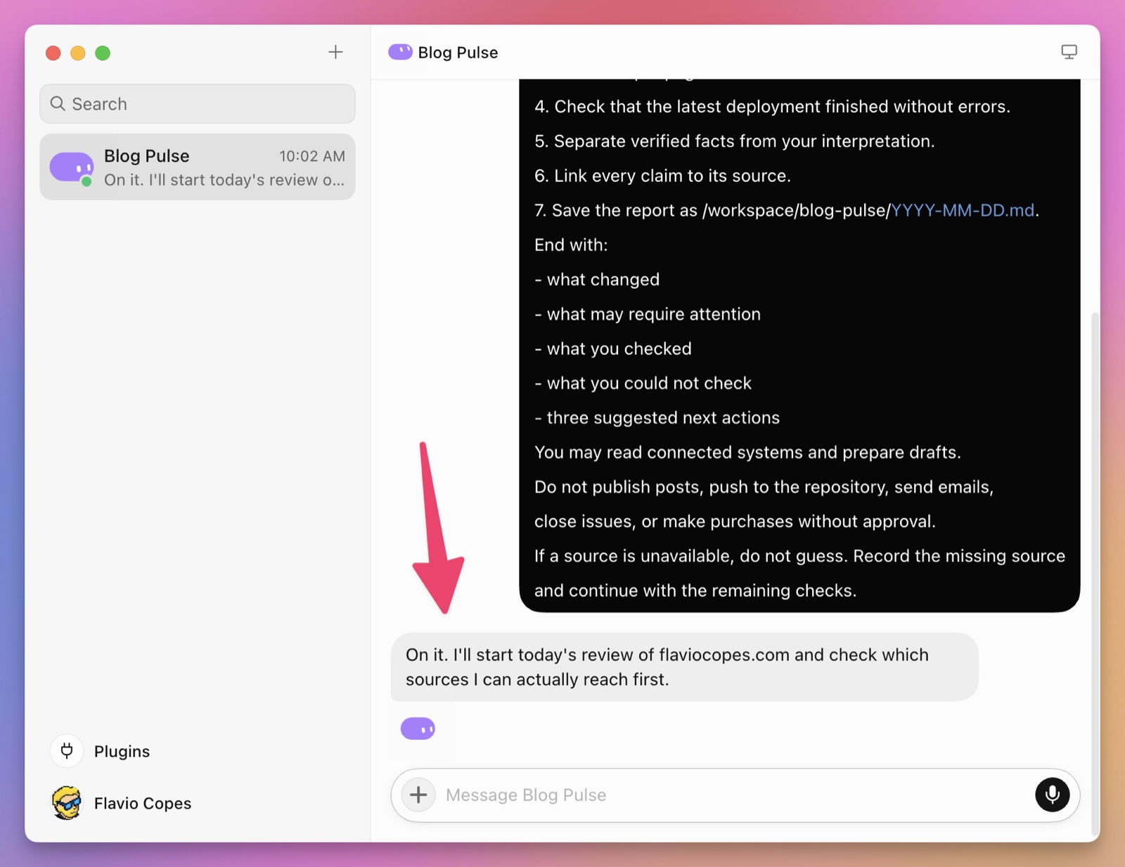 Blog Pulse starting its first site review in Grok Bot