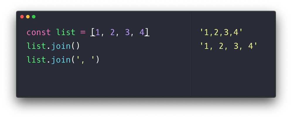 How to convert an Array to a String in JavaScript