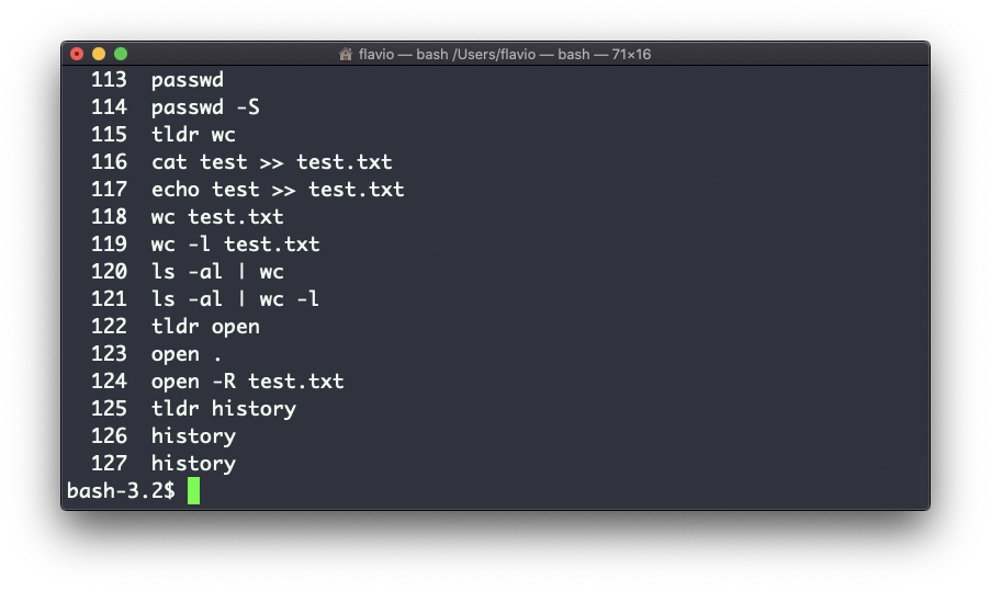 How To Check Command History In Terminal