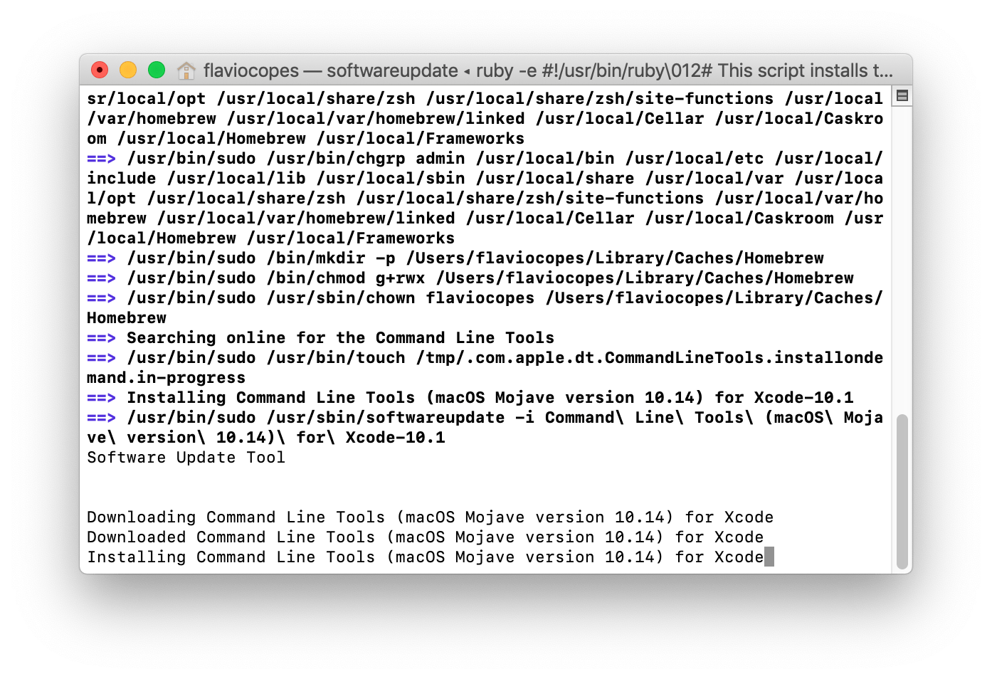 download macos command line