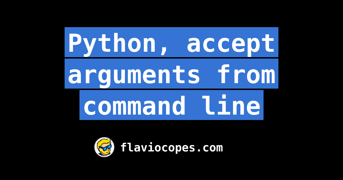 python-accept-arguments-from-command-line