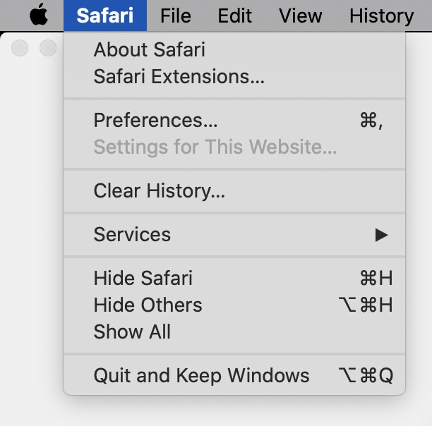 safari not quitting properly