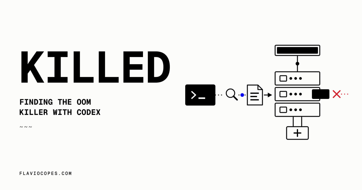 Debugging a process killed on my server with Codex
