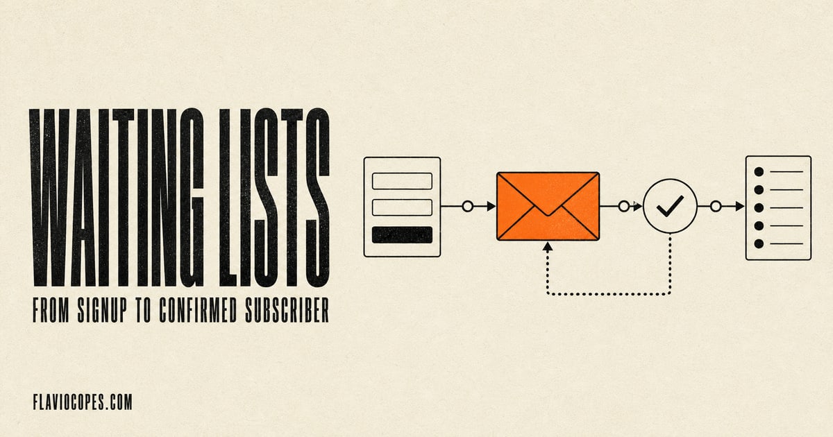 Waiting Lists diagram showing subscribers joining a self-hosted list