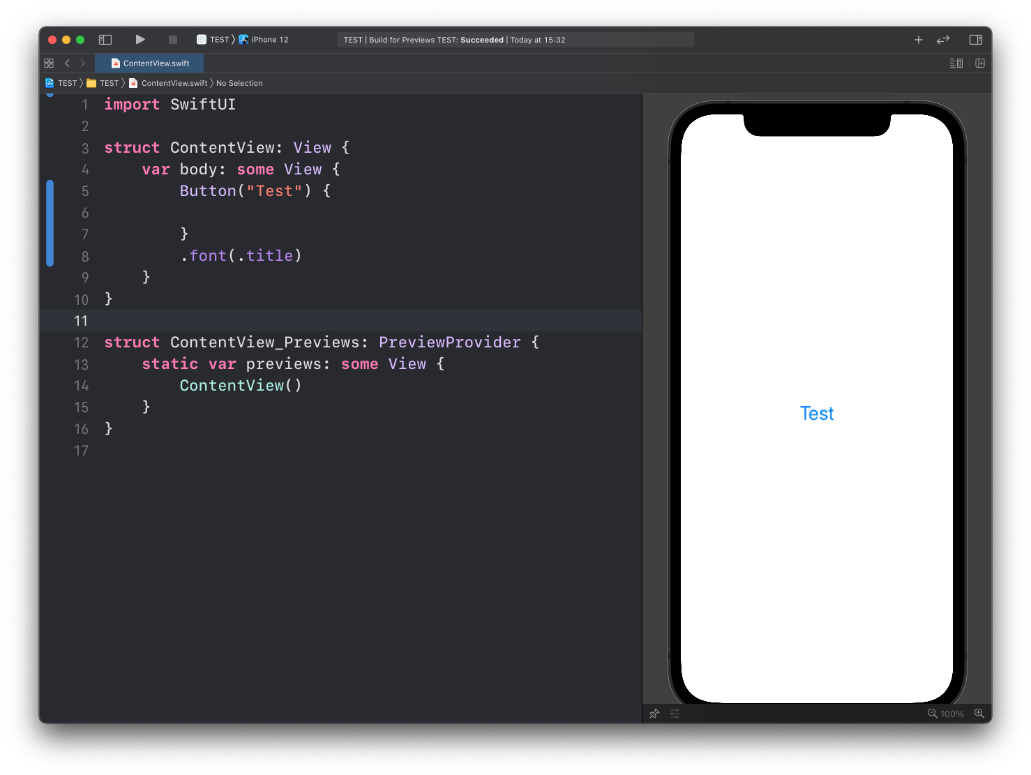 SwiftUI: the Button view and updating the app state