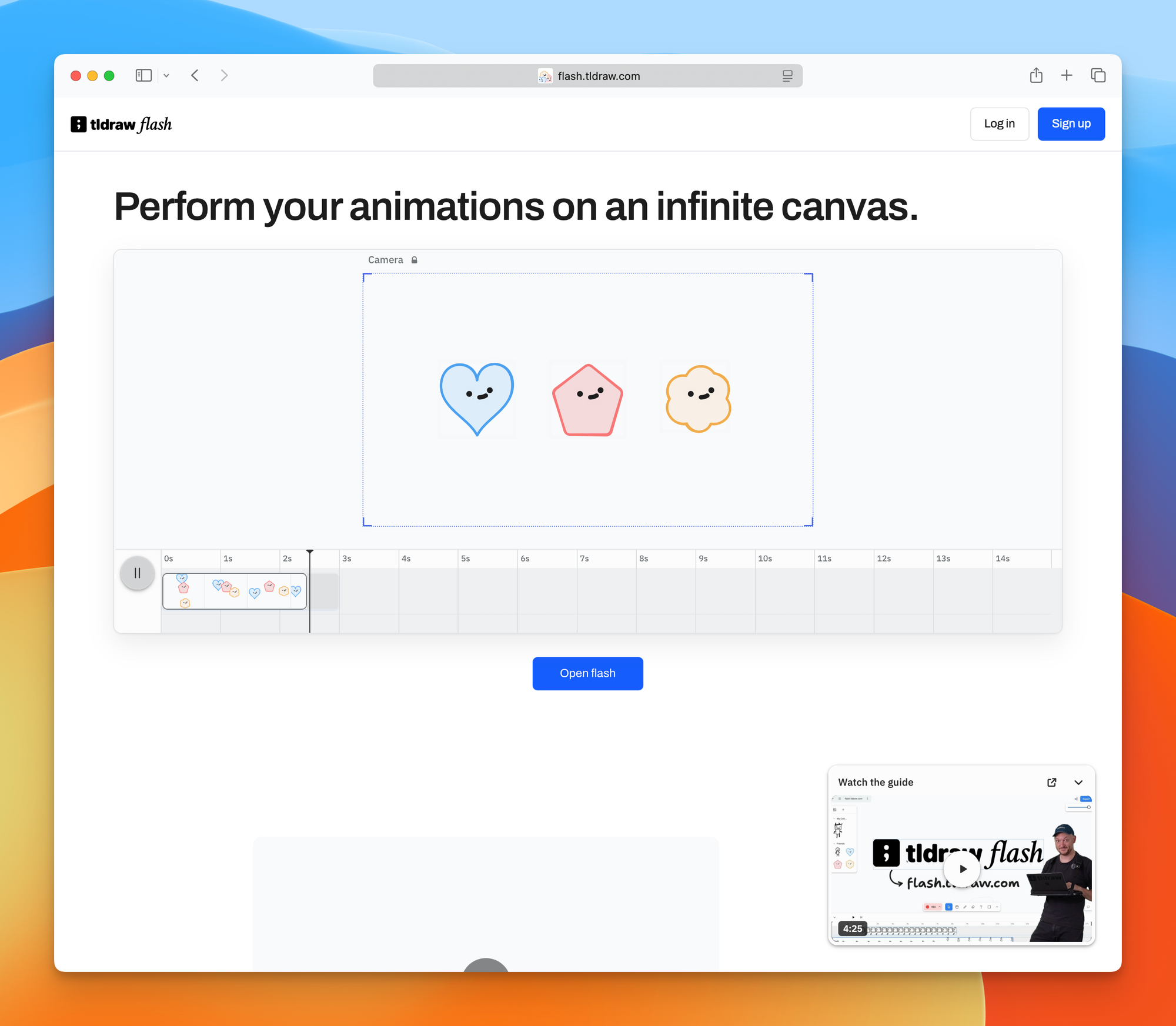 The tldraw SDK homepage