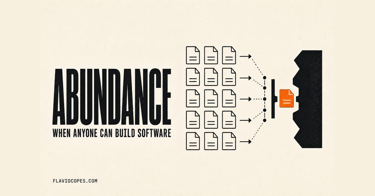 When more people are building software, what's the value of software?